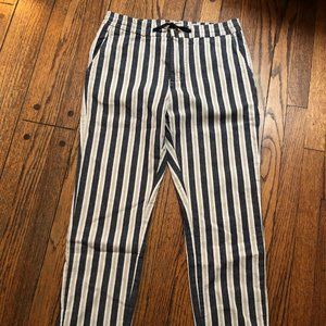 Scotch & Soda | Teen Boys Pants | Cotton-Linen Striped drawstring